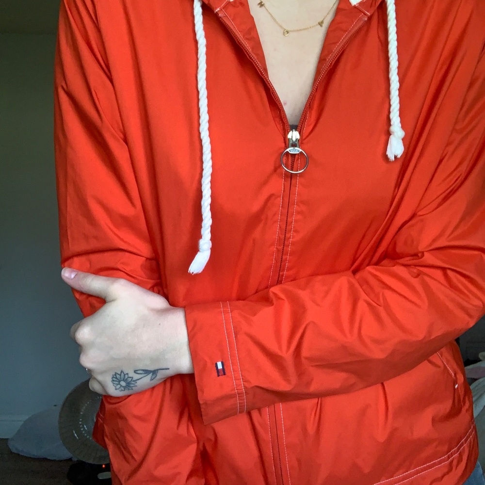 Tommy Hilfiger Orange Windbreaker
